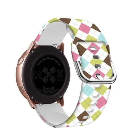 Silicone Pattern Watch Straps compatible with the OnePlus Watch