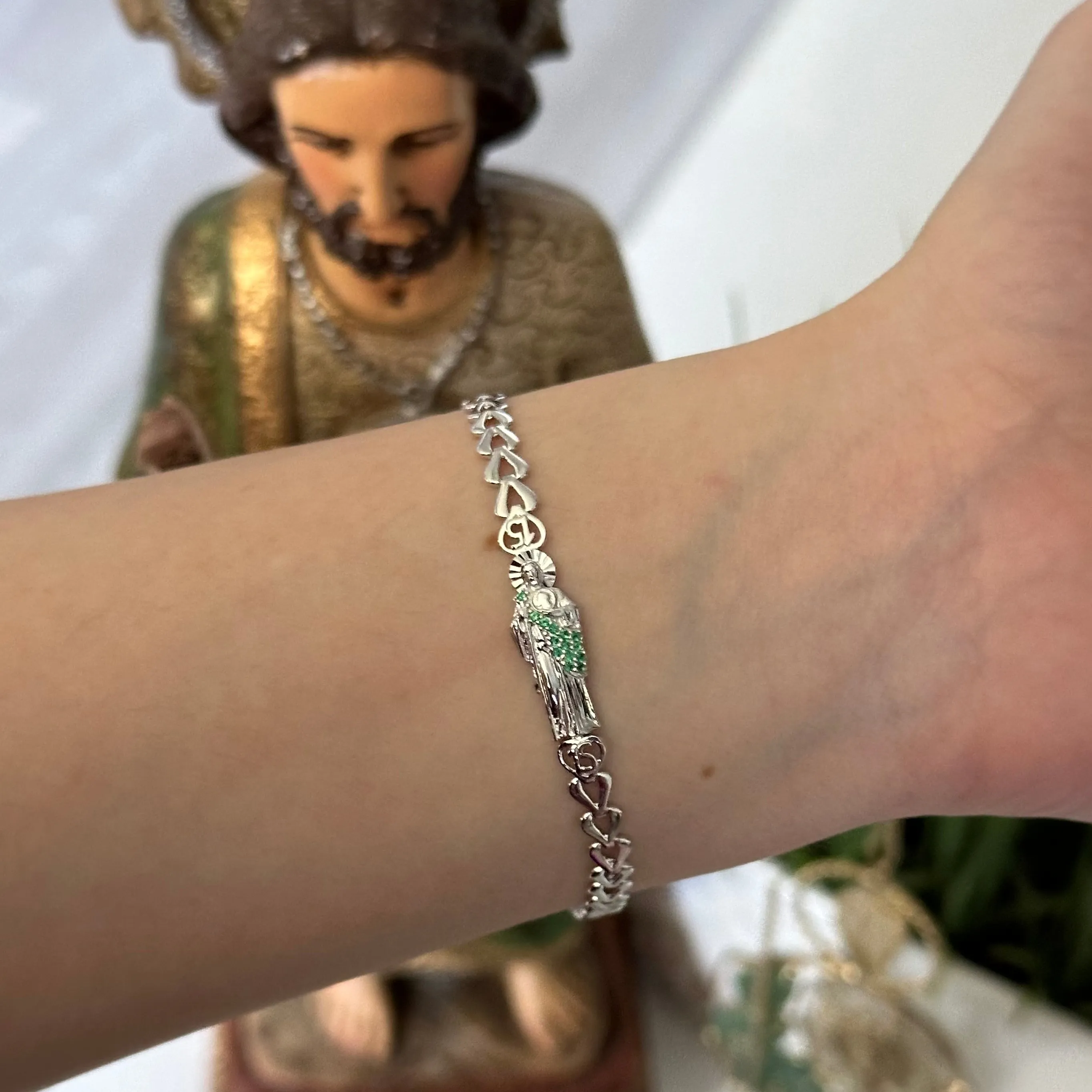 Silver 15 años bracelet - quinceañera - 15 years