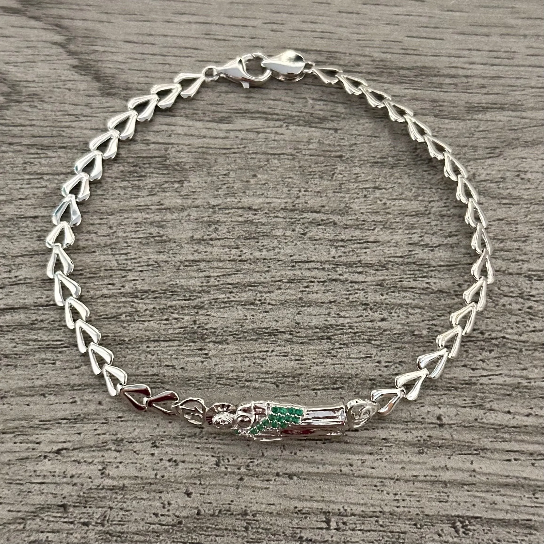 Silver 15 años bracelet - quinceañera - 15 years