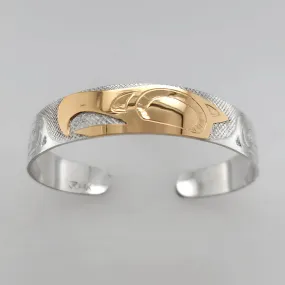 Silver & Gold Eagle Bracelet