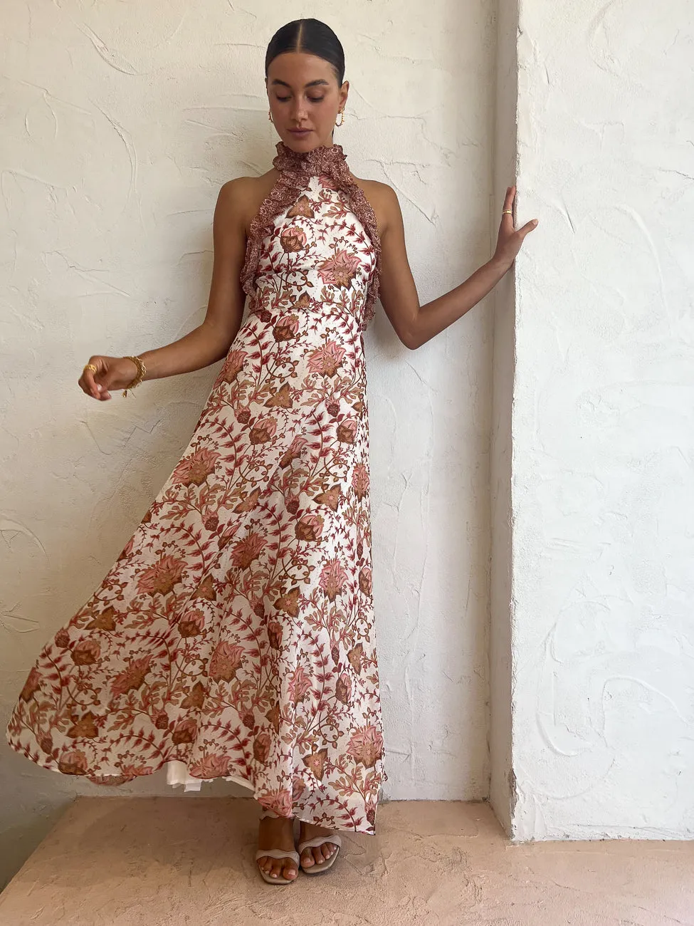 Sonya Ajloon Maxi Dress in Paisley Print