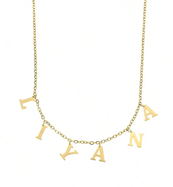 Sophie Letter Charm Personalised Necklace