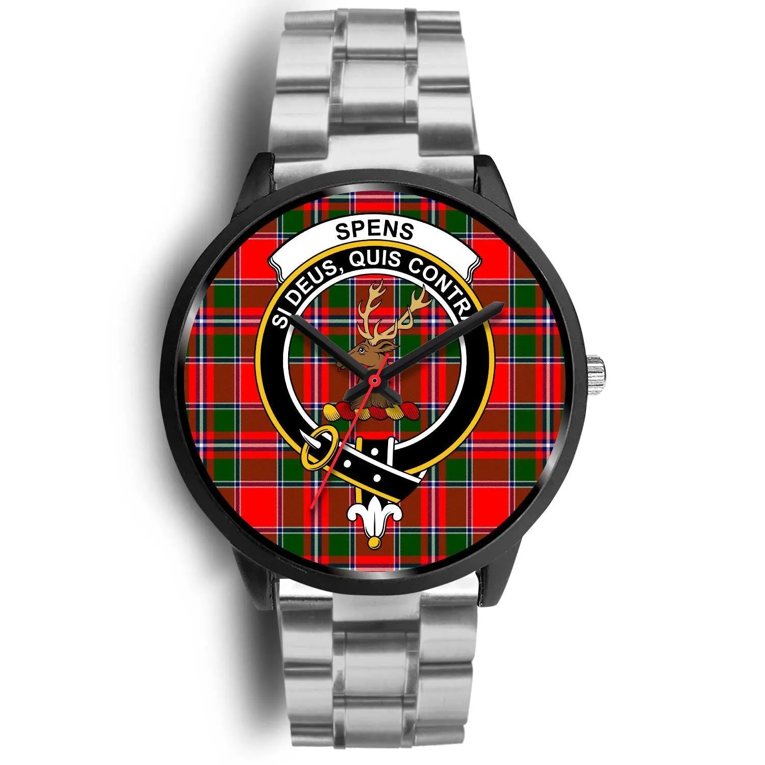 Spens Modern Clan Badge Tartan Black Watch