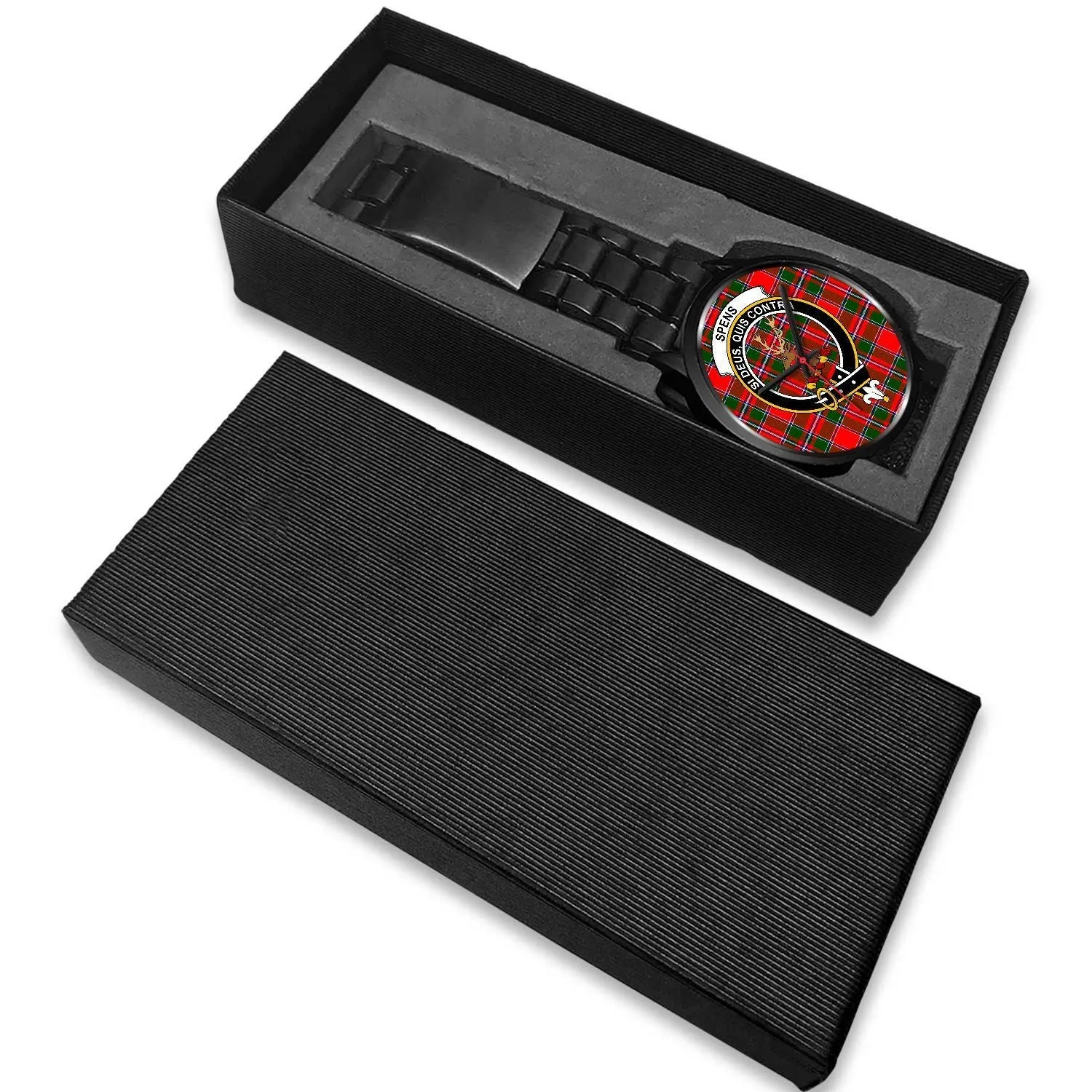 Spens Modern Clan Badge Tartan Black Watch