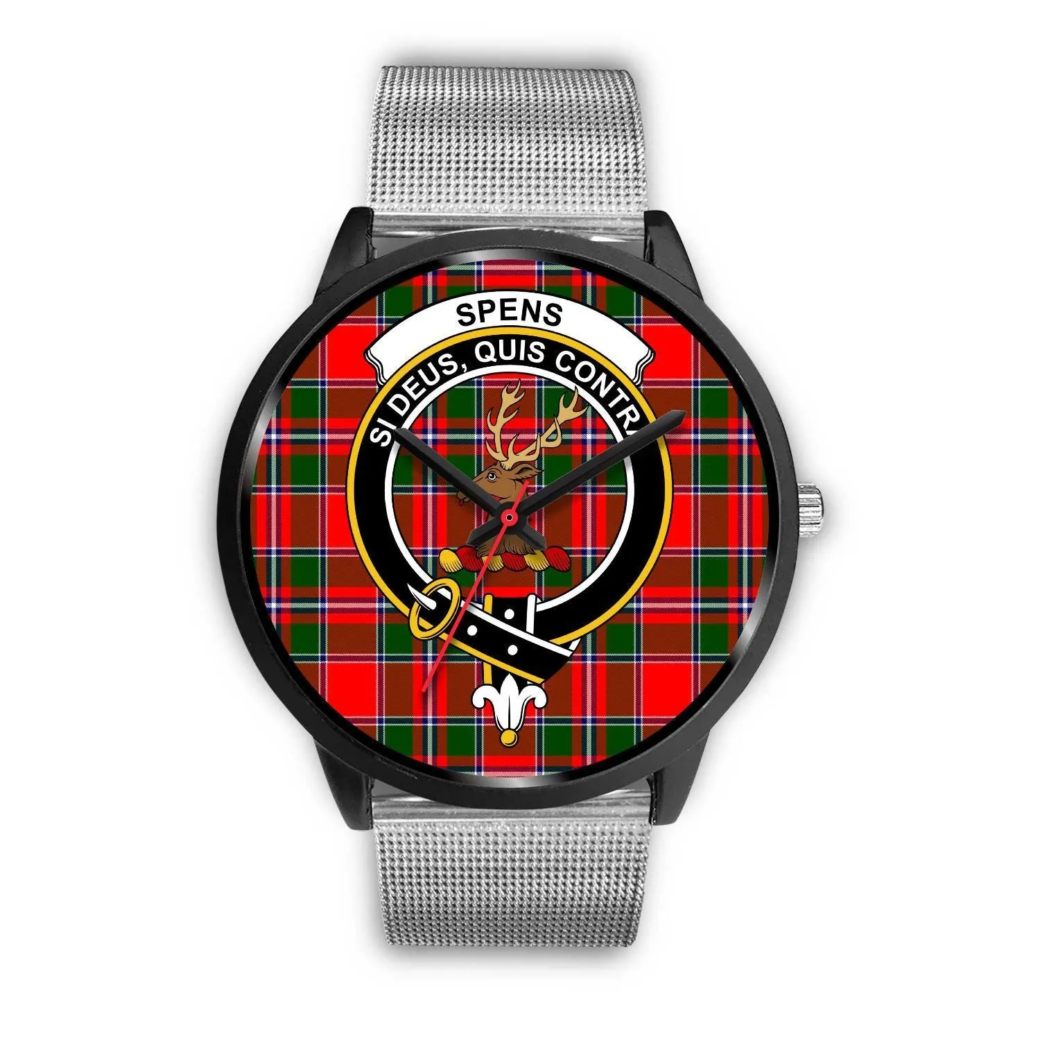 Spens Modern Clan Badge Tartan Black Watch