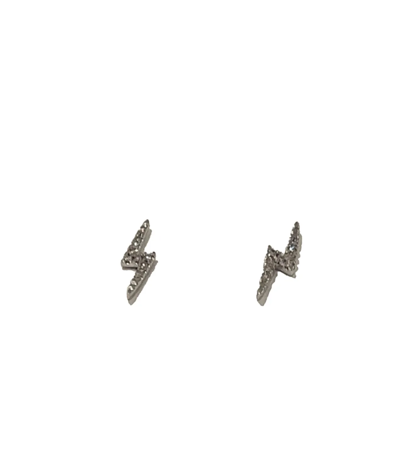 S.Row Designs Diamond Lightning Bolt Earrings