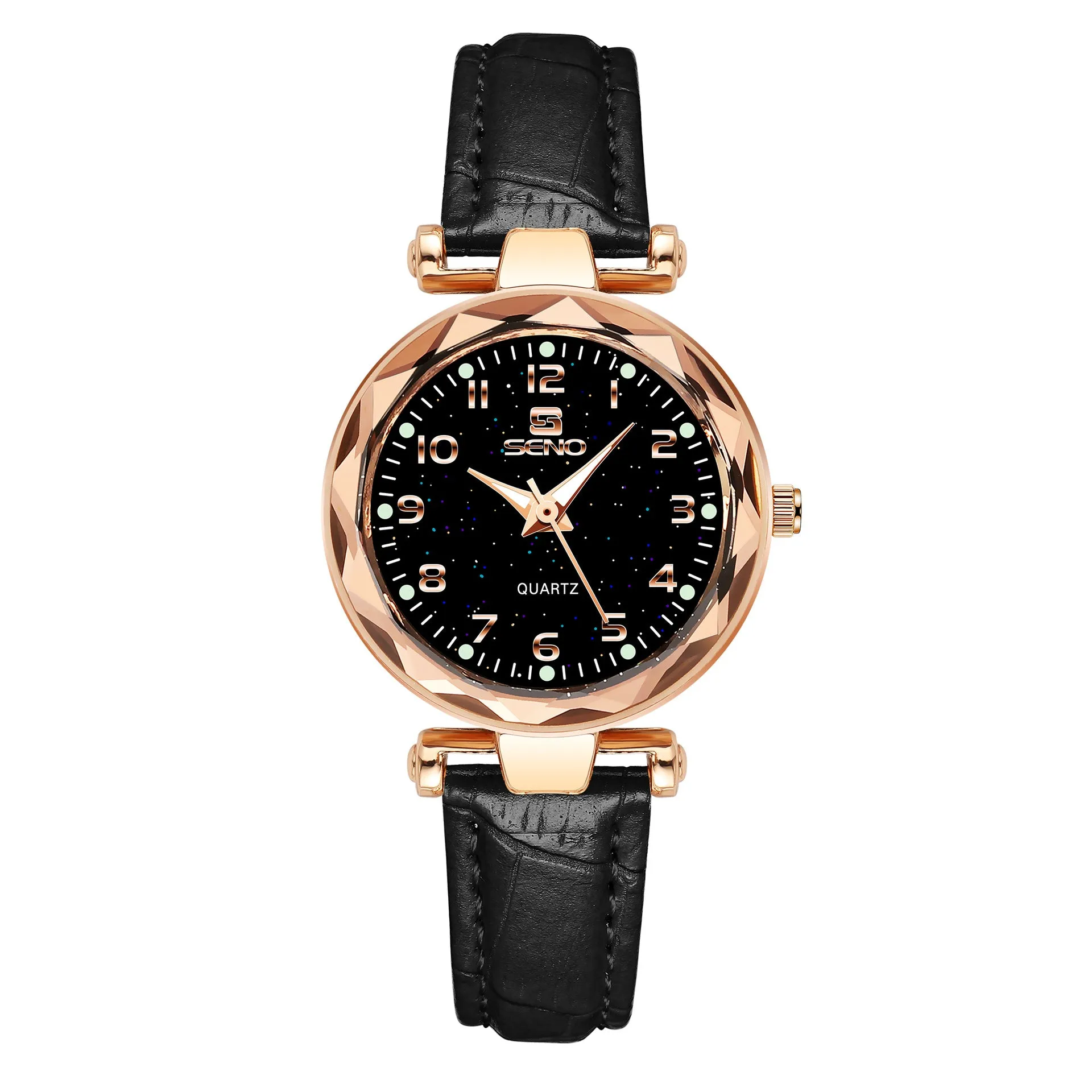 Starry Sky Watch Women's Fashion Waterproof Belt Quartz Watch