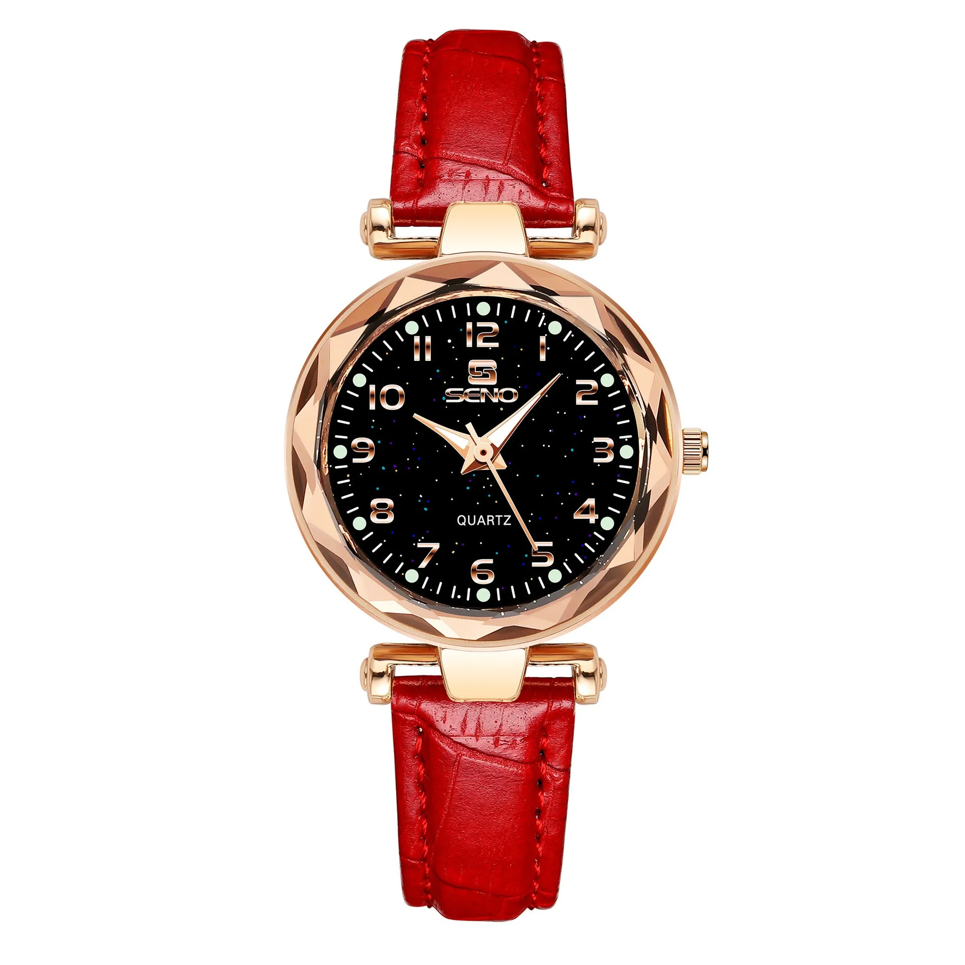 Starry Sky Watch Women's Fashion Waterproof Belt Quartz Watch