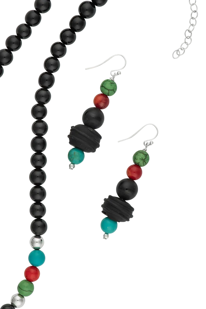 Sweet Tea Jewelry Trina Jack Onyx Necklace Set