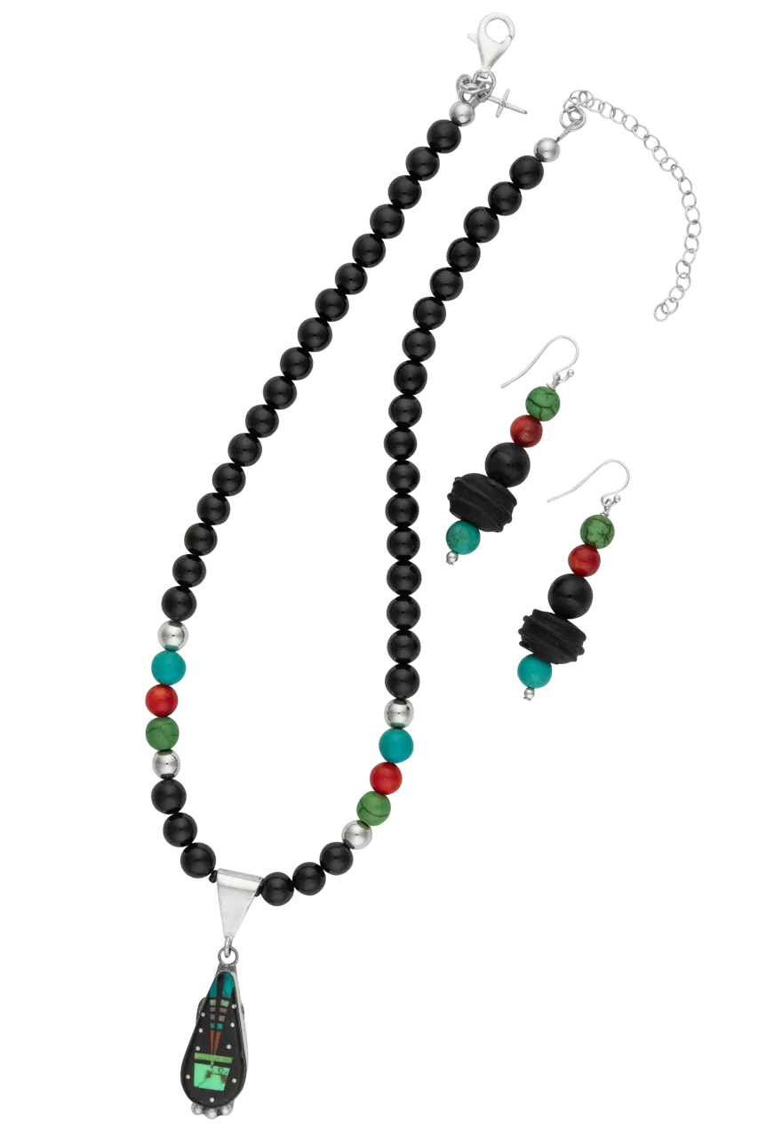 Sweet Tea Jewelry Trina Jack Onyx Necklace Set