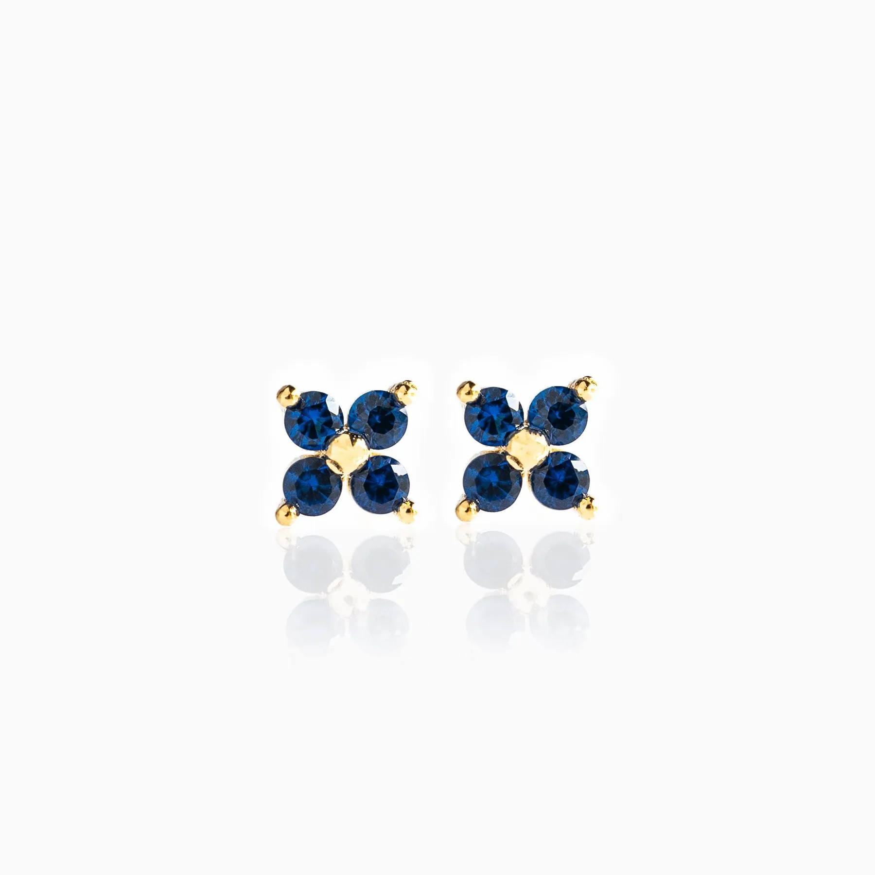 Teeny Tiny Sapphire Cluster Studs