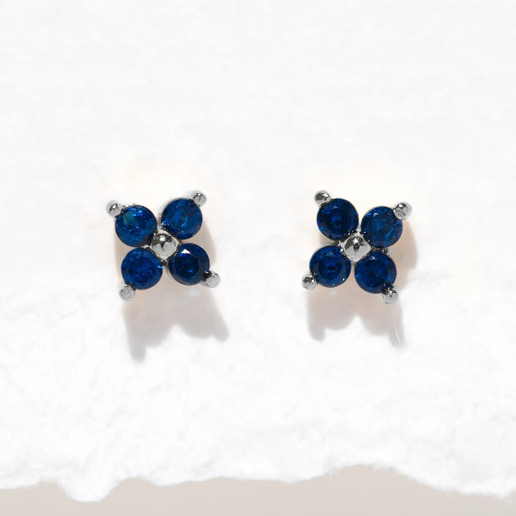 Teeny Tiny Sapphire Cluster Studs