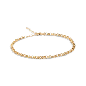 THE RILEY ROLO BRACELET - 18k gold vermeil