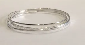 Trio of Silver Bangles