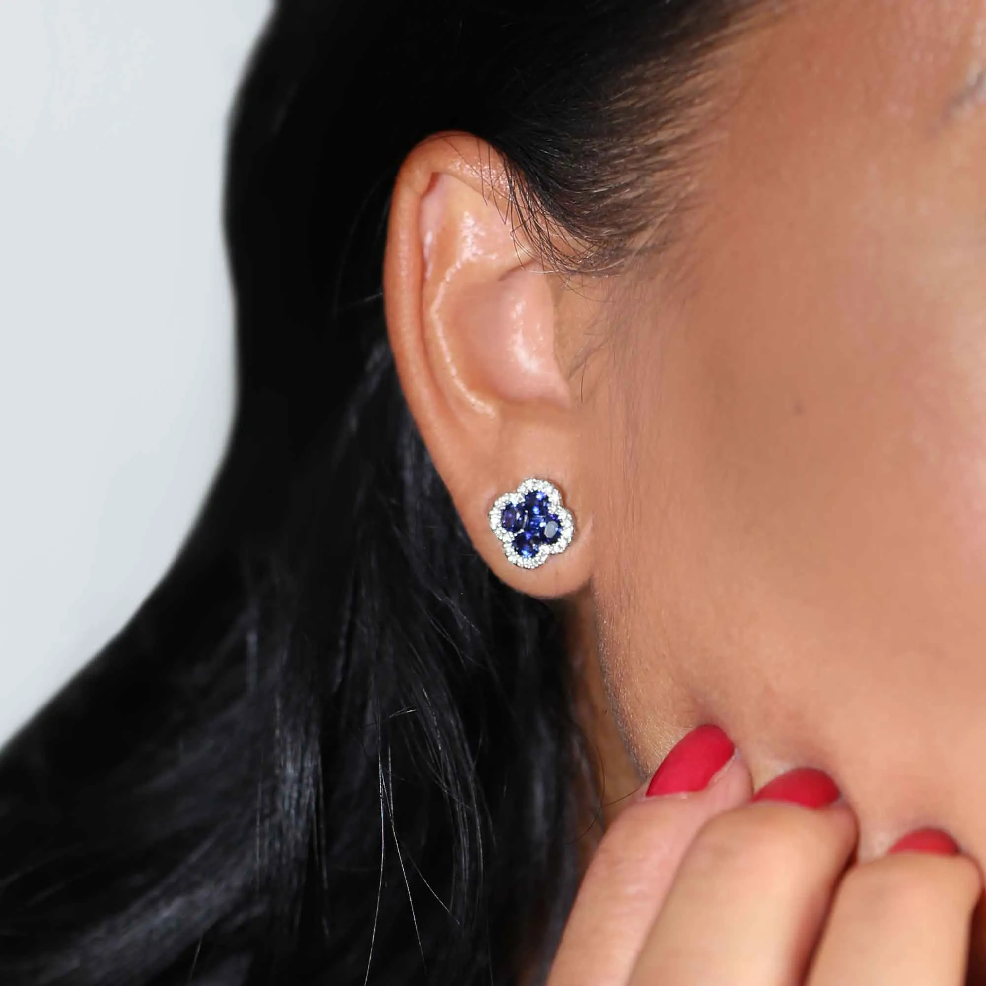 Tullamore Sapphire and Diamond Earrings