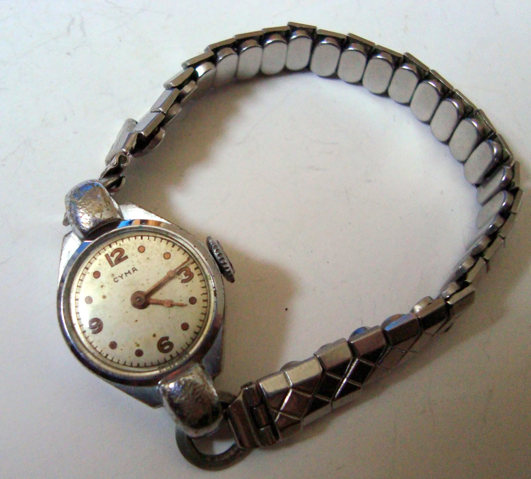 Vintage Cyma Ladies Watch Stainless Steel