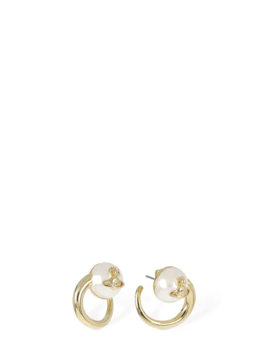 Vivienne Westwood   Carola faux pearl earrings 