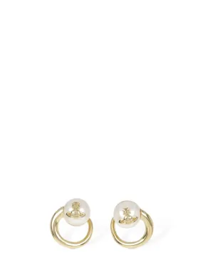 Vivienne Westwood   Carola faux pearl earrings 