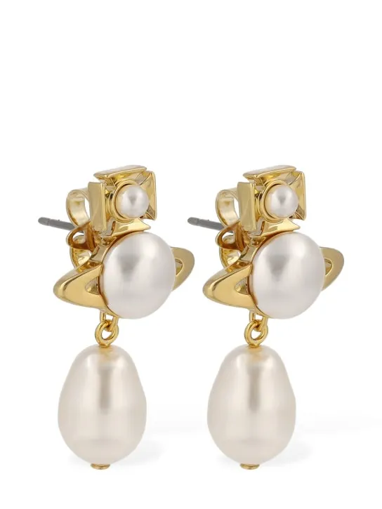 Vivienne Westwood   Inass imitation pearl drop earrings 