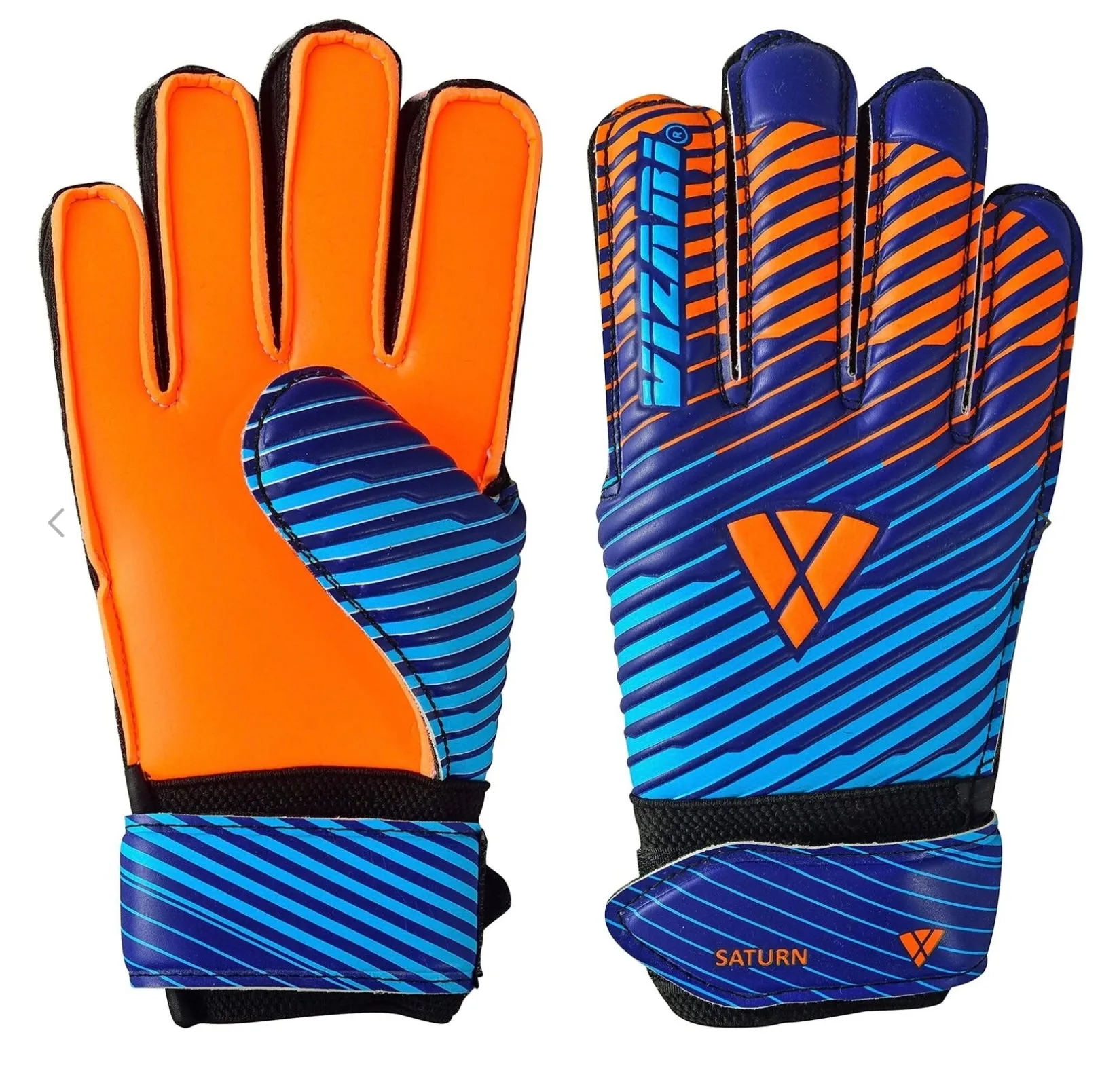 Vizari Saturn Goalkeeper Gloves VZGL92811 BLUE/ORANGE