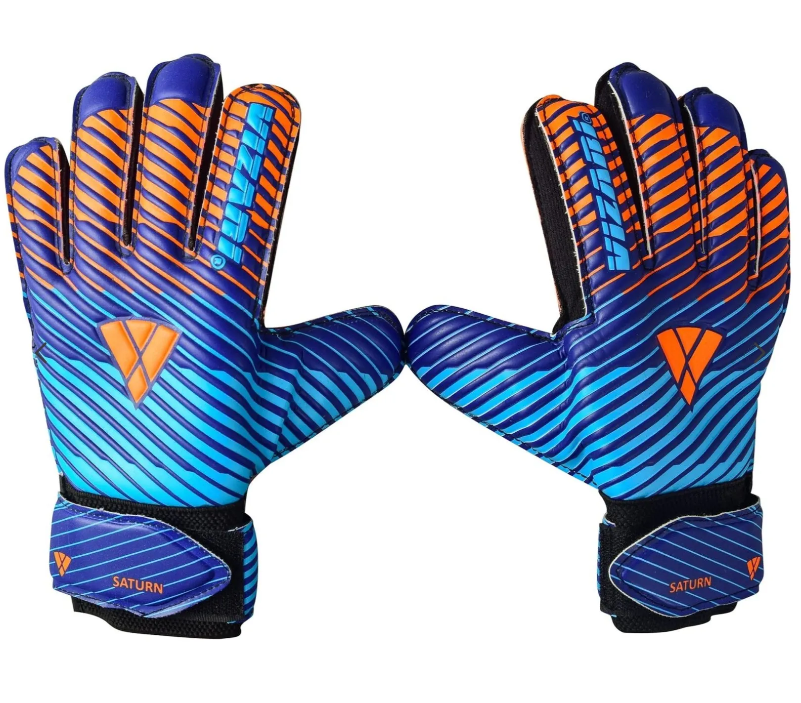 Vizari Saturn Goalkeeper Gloves VZGL92811 BLUE/ORANGE