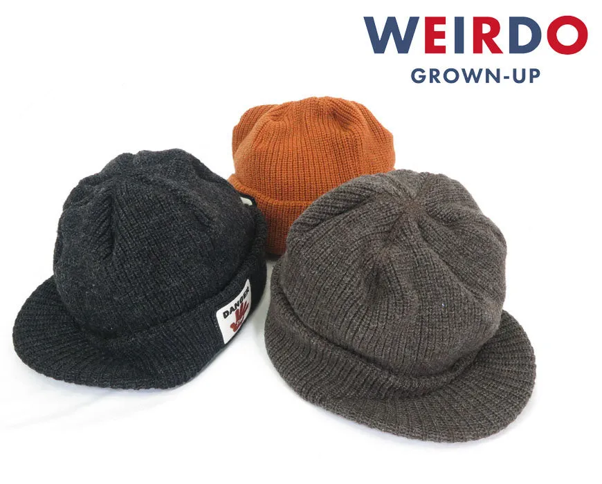 WEIRDO ウィアード 帽子 ニット ジープ キャップ GOVERNMENT  JEEP CAP GLAD HAND グラッドハンド WRD-24-AW-G06【2024-25年秋冬新作】