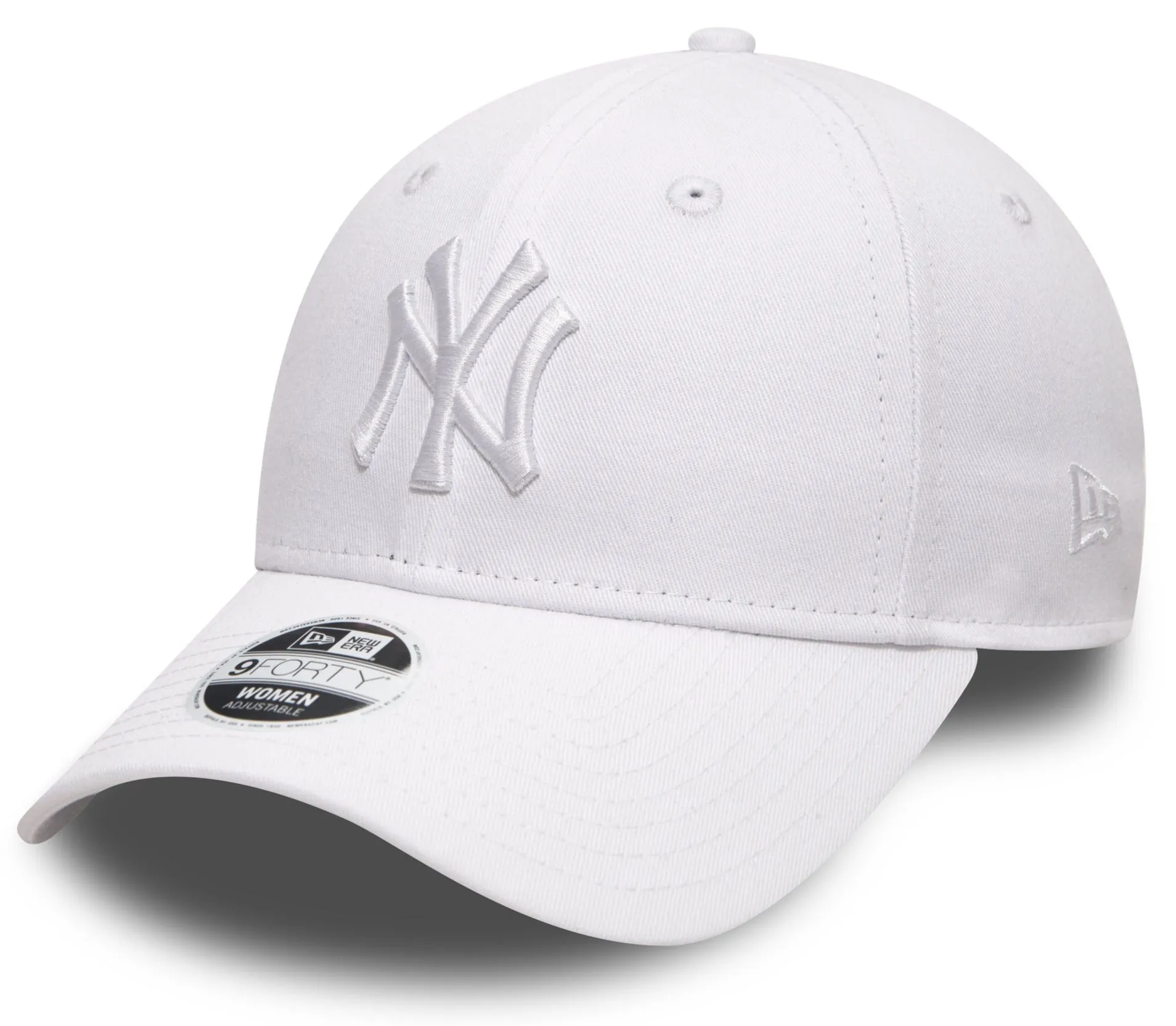 Womens New York Yankees New Era 9Forty Essential White Baseball Cap