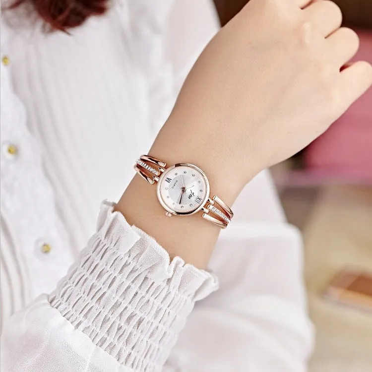 Women's Rhinestone Steel Strap Ins Style Student Fashion Watch Women's Korean-Style Fashion Watch