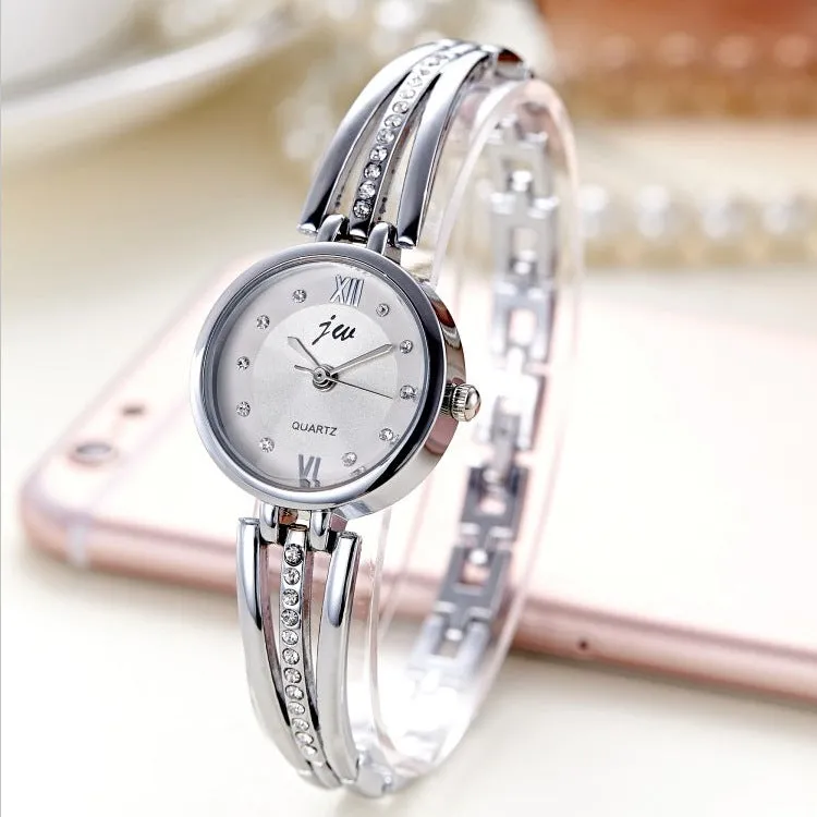 Women's Rhinestone Steel Strap Ins Style Student Fashion Watch Women's Korean-Style Fashion Watch