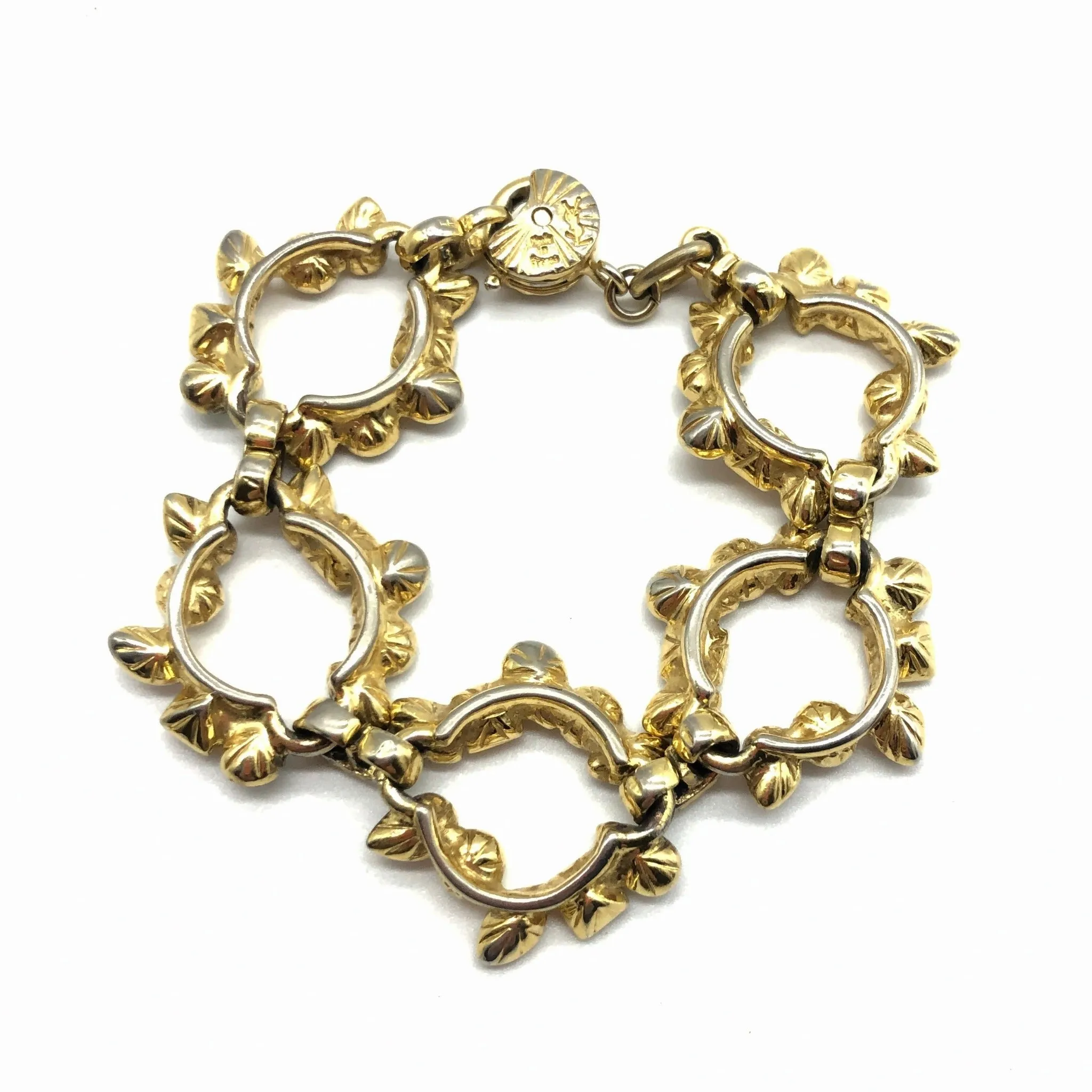 Yves Saint Laurent Gripoix Links Bracelet