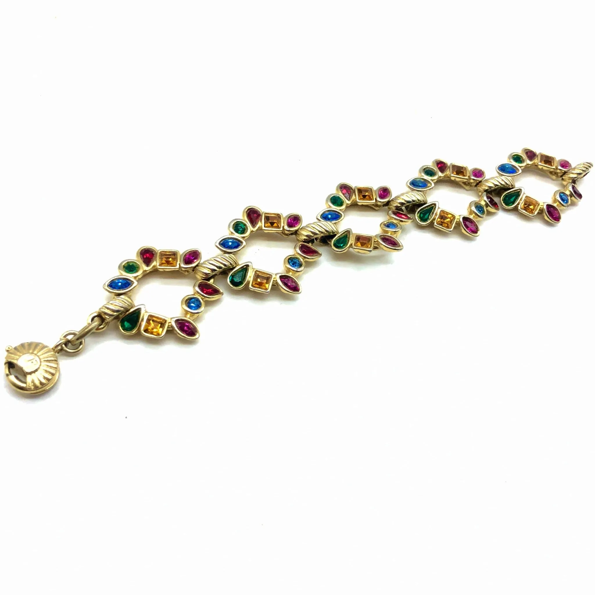 Yves Saint Laurent Gripoix Links Bracelet